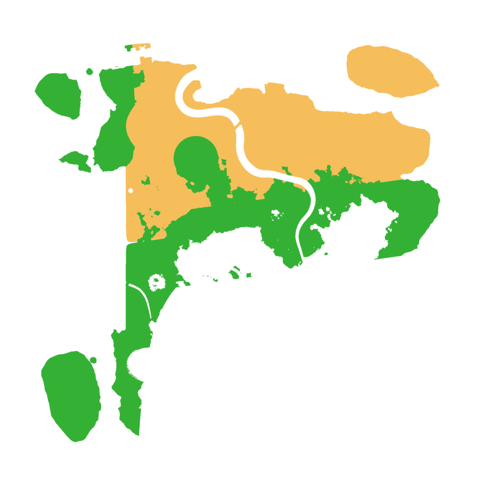 Biome Rust Map: Procedural Map, Size: 3000, Seed: 1933984518