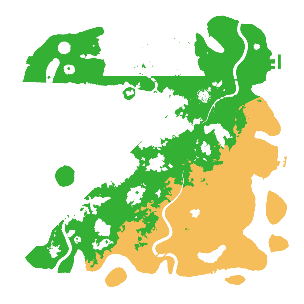 Biome Rust Map: Procedural Map, Size: 4250, Seed: 1108546650