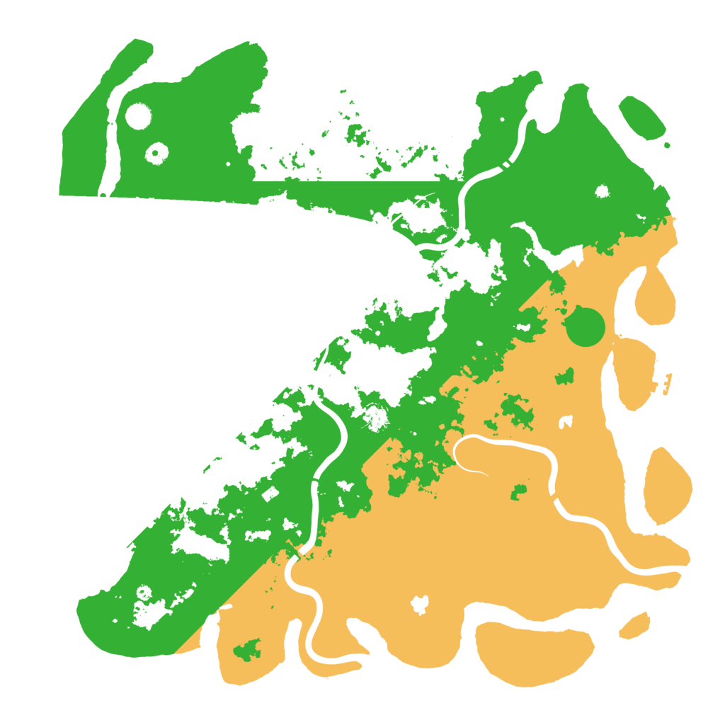 Biome Rust Map: Procedural Map, Size: 4900, Seed: 896752387