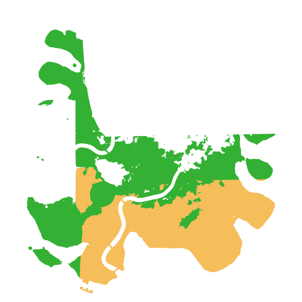Biome Rust Map: Procedural Map, Size: 3300, Seed: 202605081
