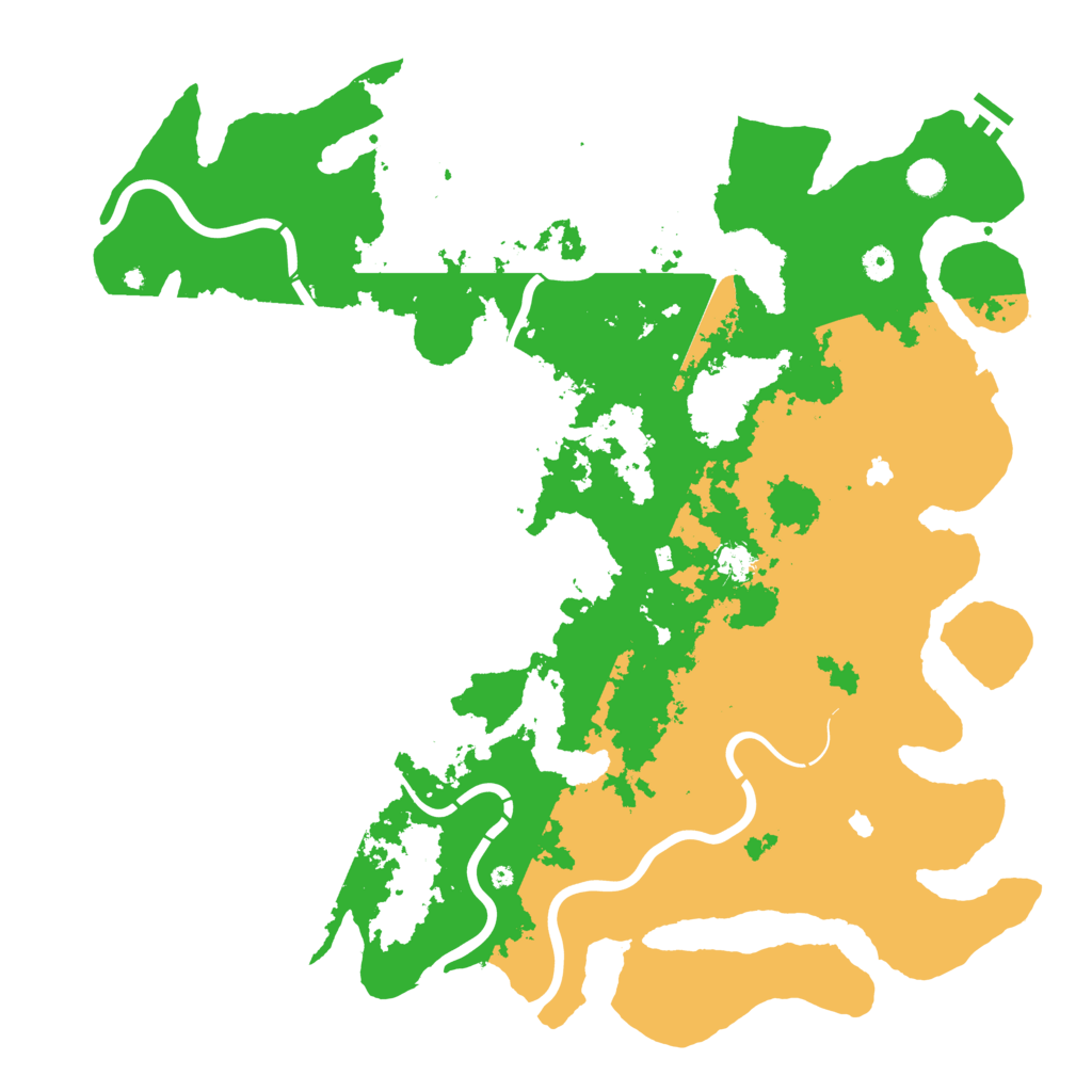 Biome Rust Map: Procedural Map, Size: 5000, Seed: 1681927131