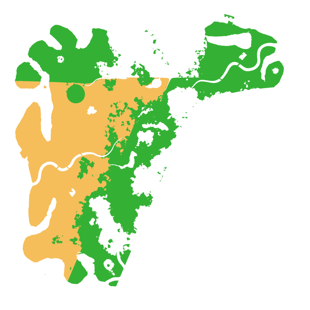 Biome Rust Map: Procedural Map, Size: 4500, Seed: 1044220095