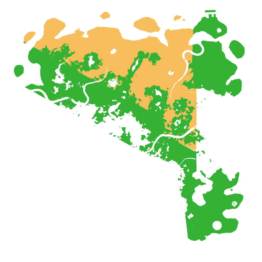Biome Rust Map: Procedural Map, Size: 5000, Seed: 879733363