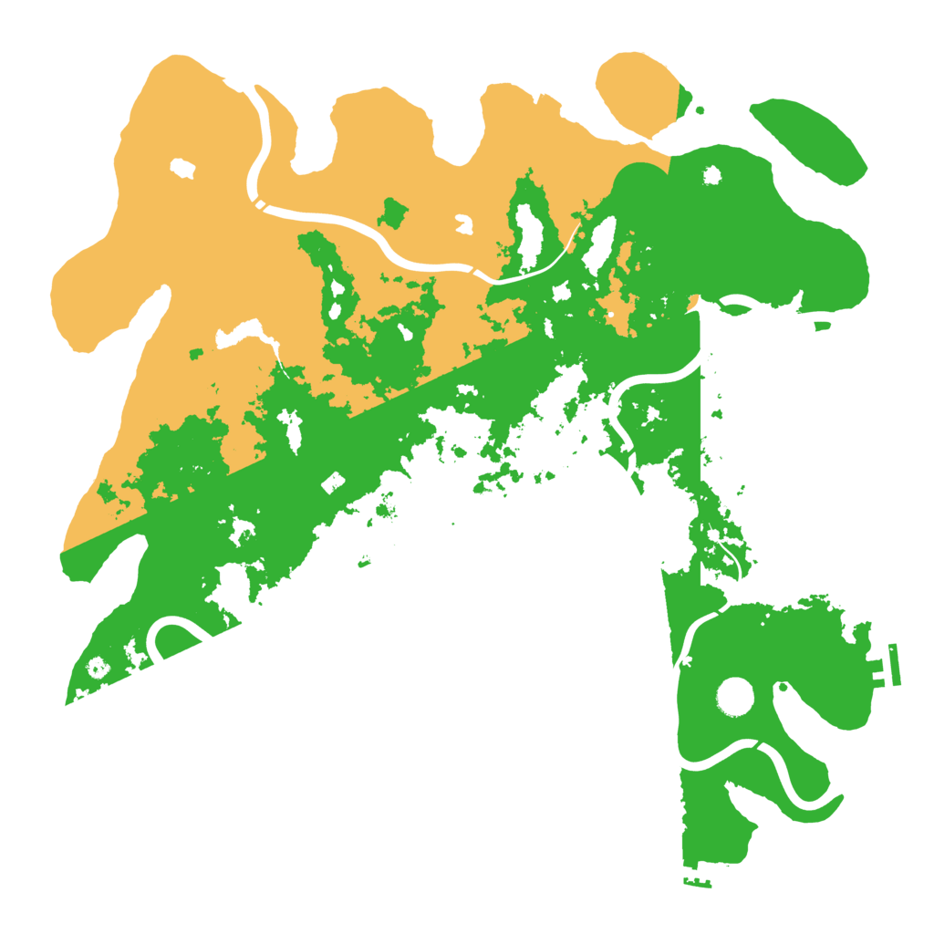 Biome Rust Map: Procedural Map, Size: 4500, Seed: 984981