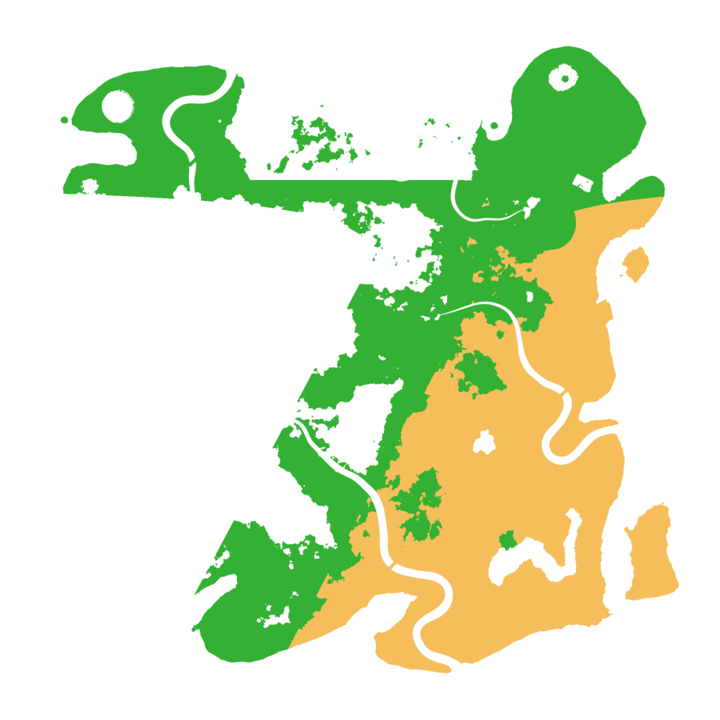 Biome Rust Map: Procedural Map, Size: 4000, Seed: 344350582