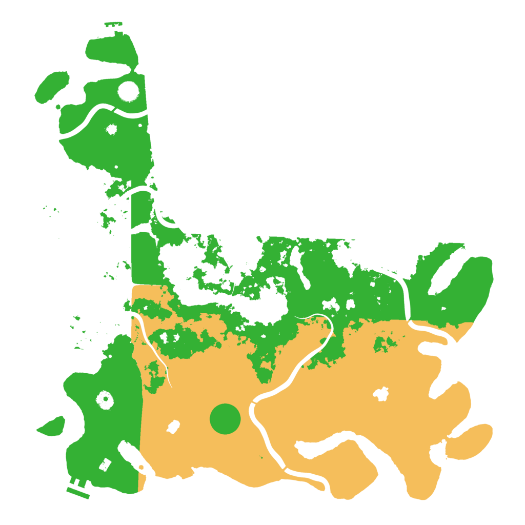 Biome Rust Map: Procedural Map, Size: 4500, Seed: 126182576