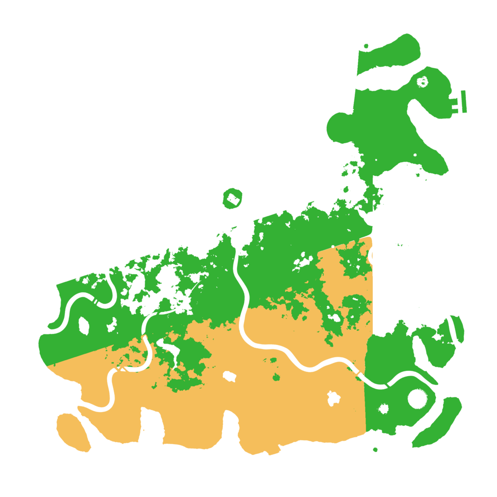 Biome Rust Map: Procedural Map, Size: 4500, Seed: 1438