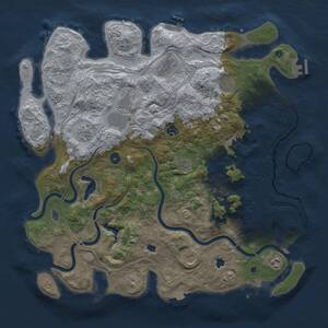 Thumbnail Rust Map: Procedural Map, Size: 4500, Seed: 1438, 15 Monuments
