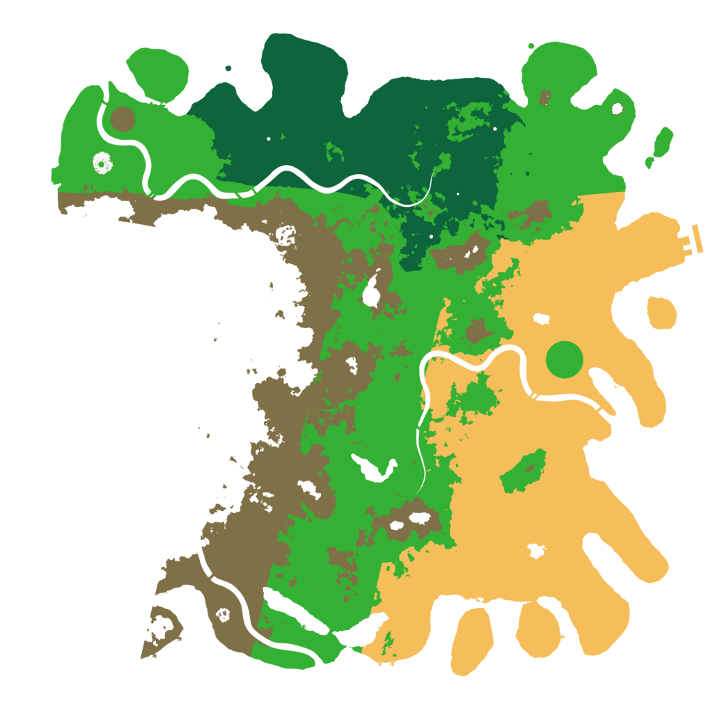 Biome Rust Map: Procedural Map, Size: 5050, Seed: 72812