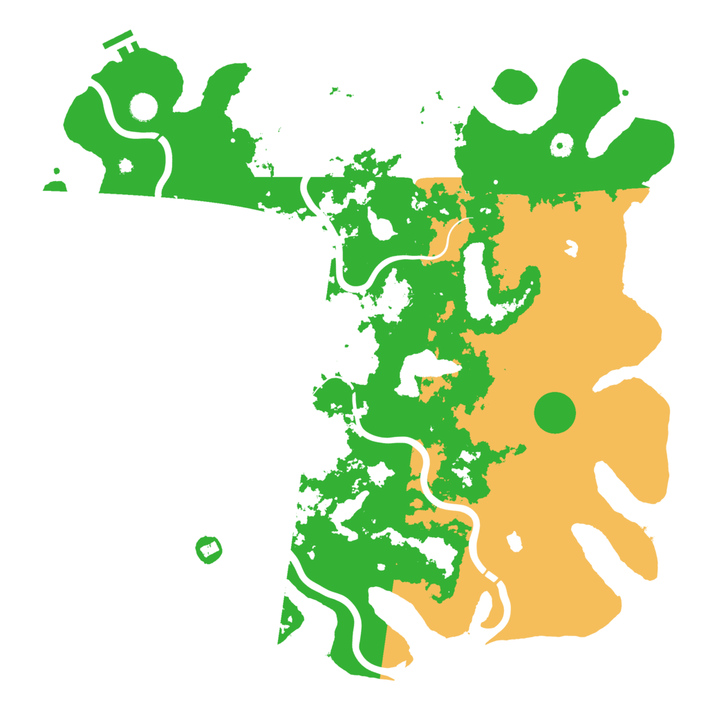 Biome Rust Map: Procedural Map, Size: 4500, Seed: 1146788318