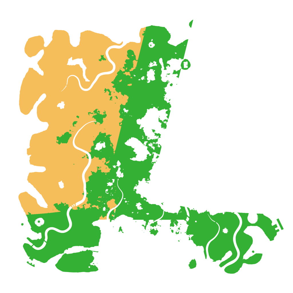 Biome Rust Map: Procedural Map, Size: 5000, Seed: 426876