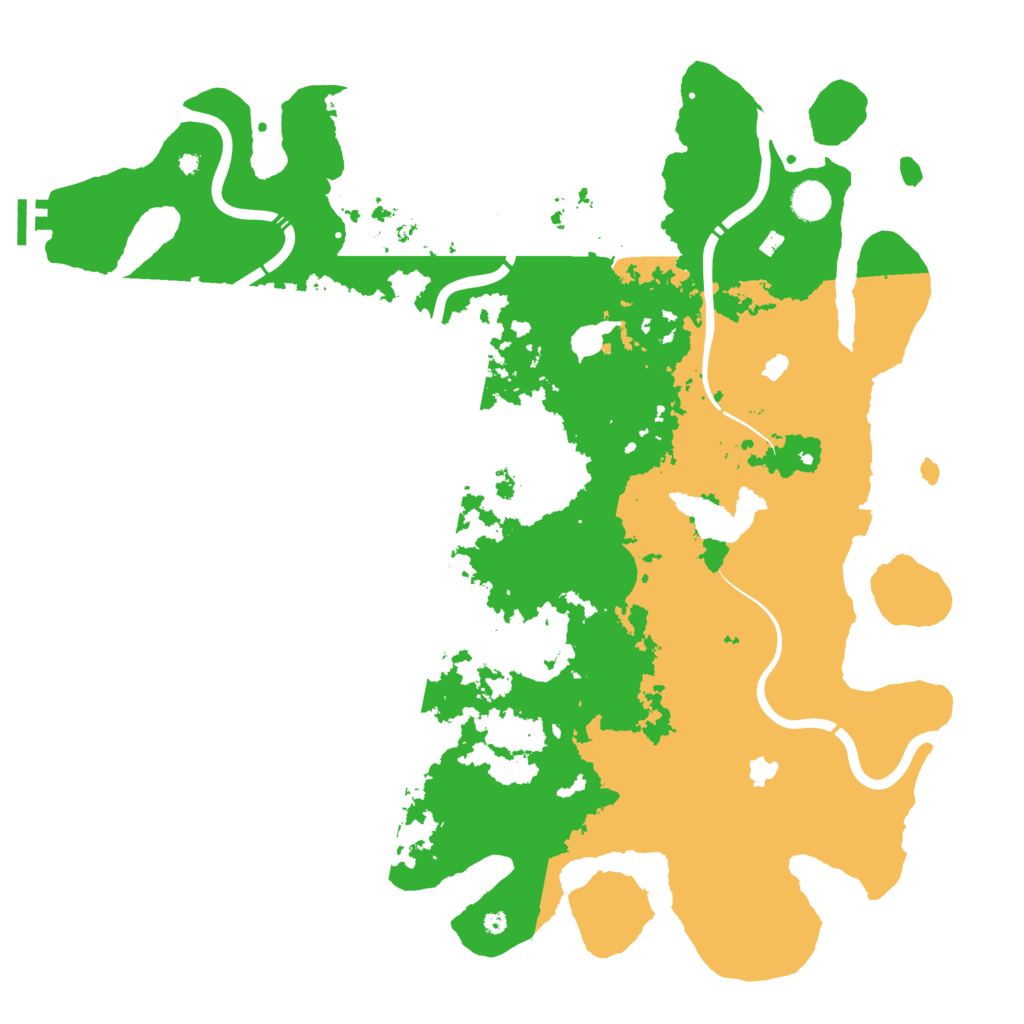 Biome Rust Map: Procedural Map, Size: 4500, Seed: 920582503