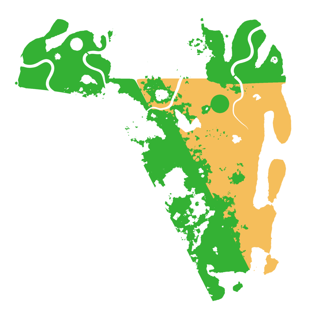 Biome Rust Map: Procedural Map, Size: 4500, Seed: 890224442