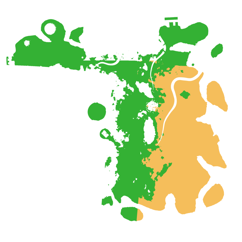 Biome Rust Map: Procedural Map, Size: 3750, Seed: 121522622