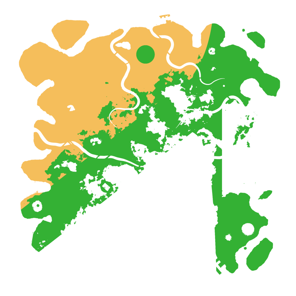 Biome Rust Map: Procedural Map, Size: 4250, Seed: 539649094