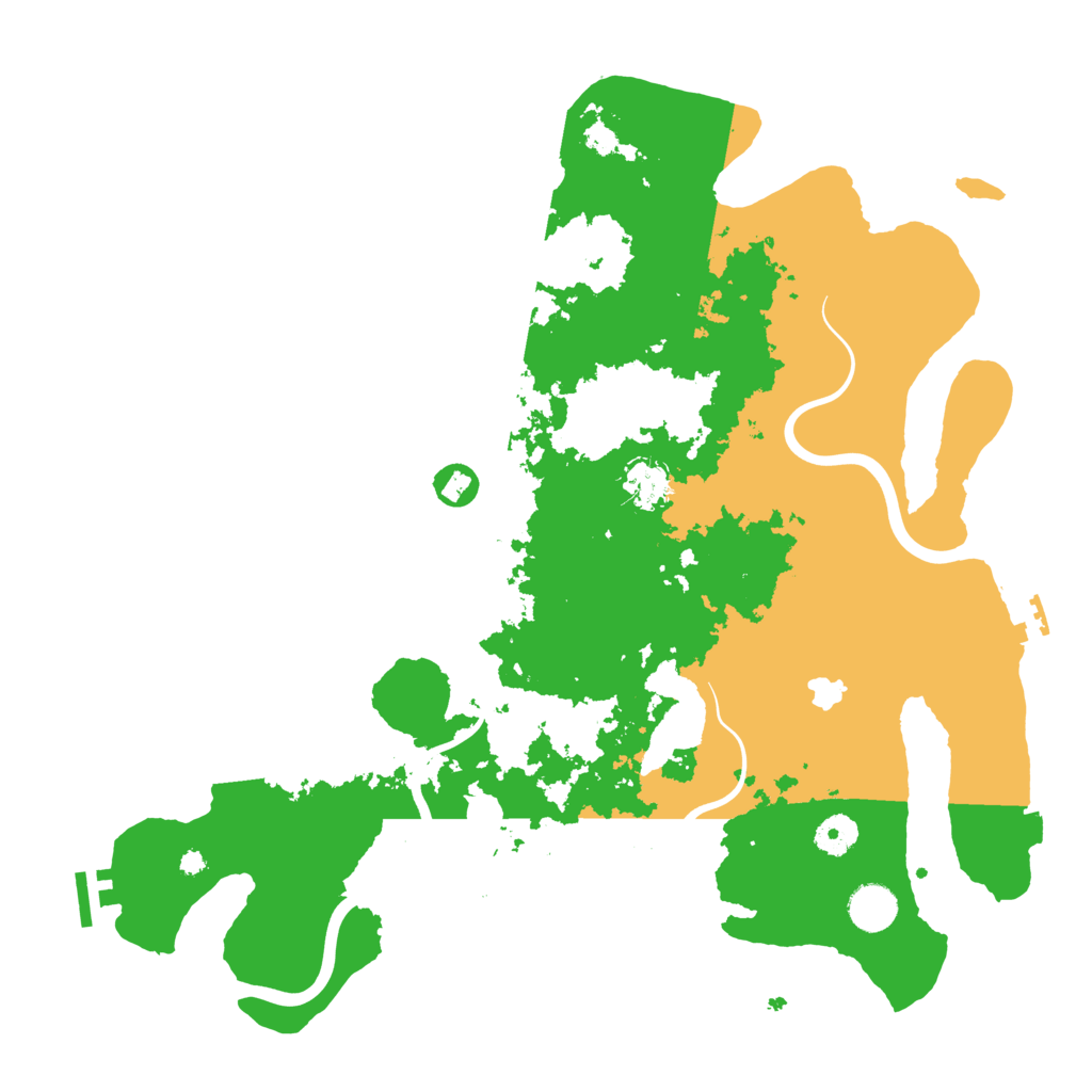 Biome Rust Map: Procedural Map, Size: 4000, Seed: 1550667308