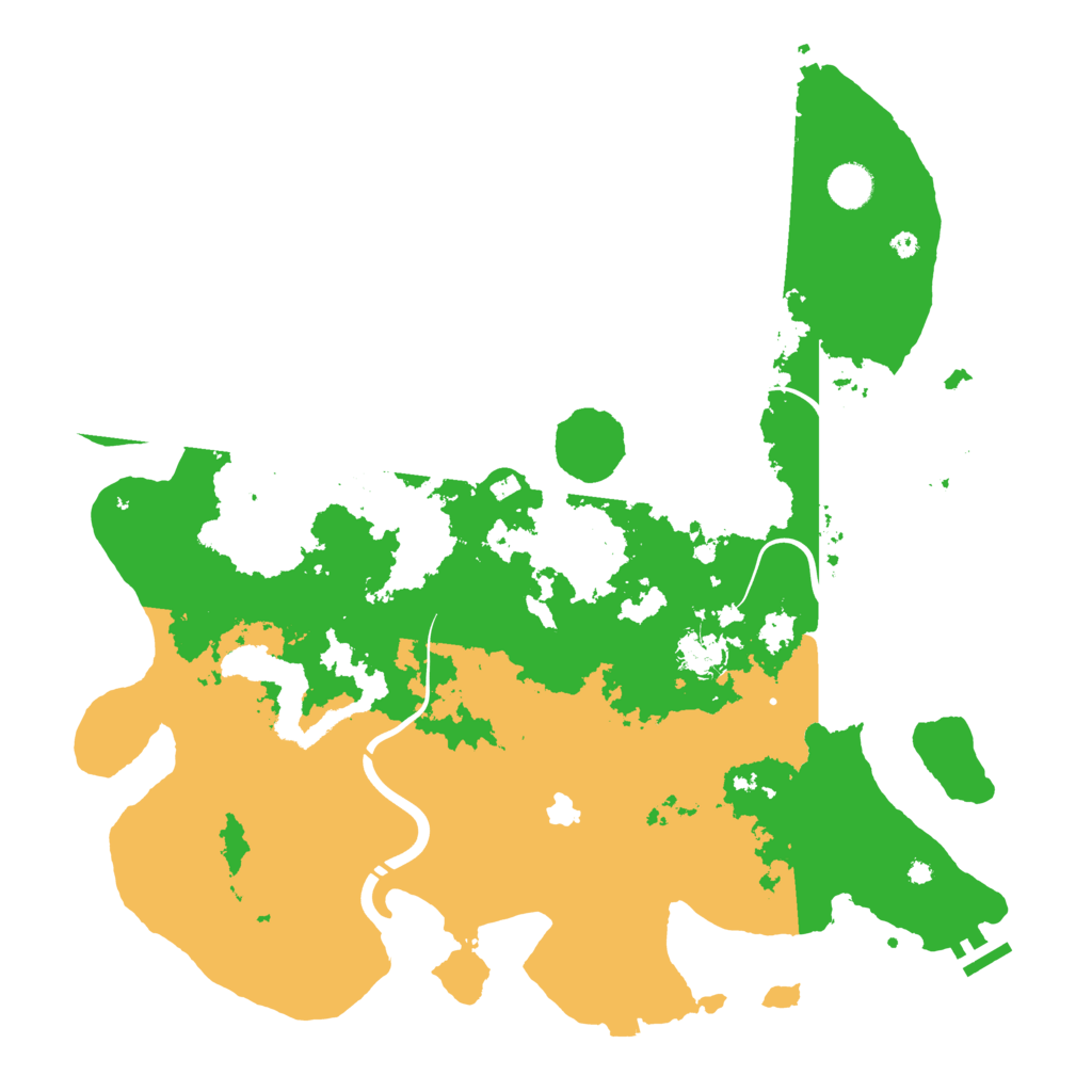 Biome Rust Map: Procedural Map, Size: 4250, Seed: 799240552