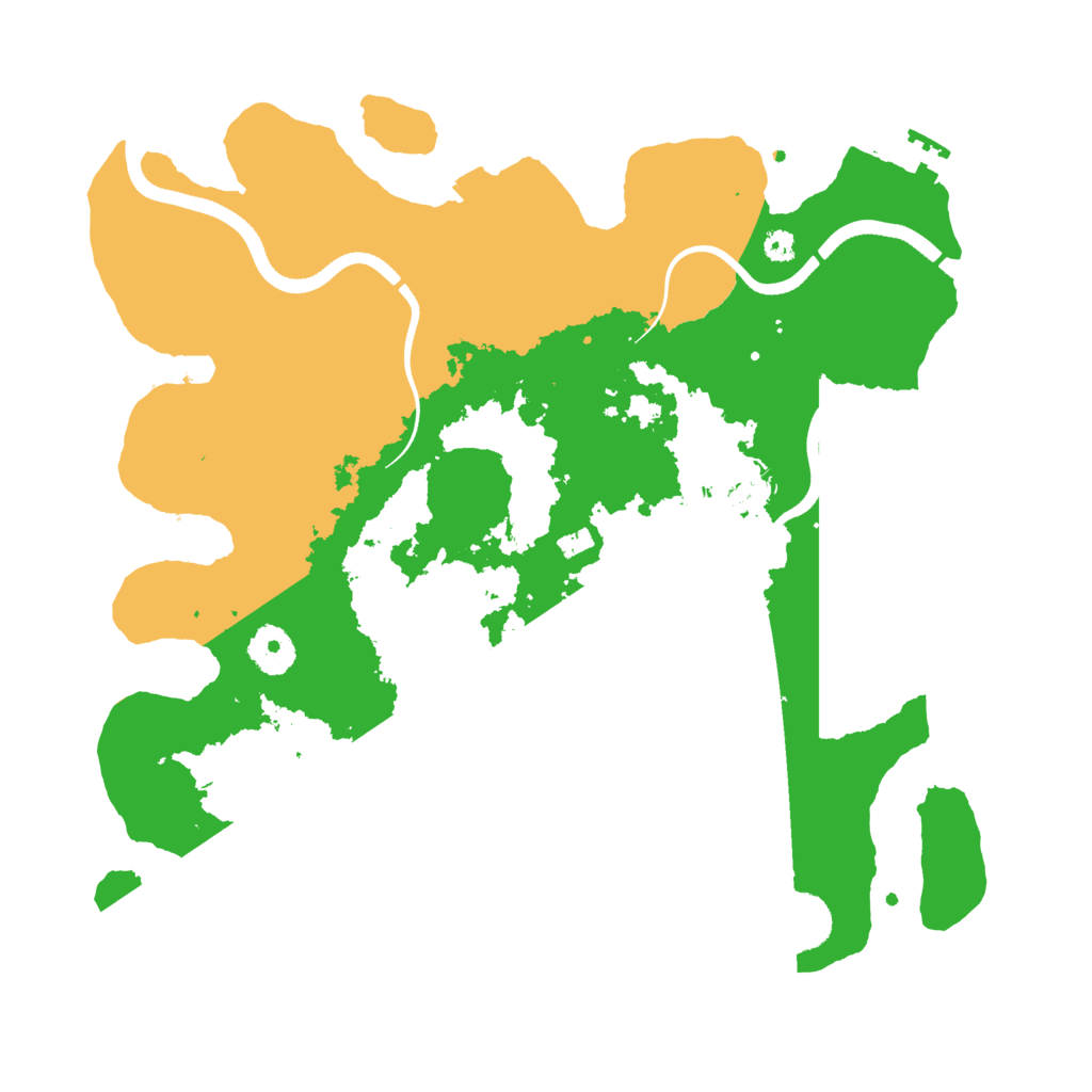 Biome Rust Map: Procedural Map, Size: 3500, Seed: 1094345448