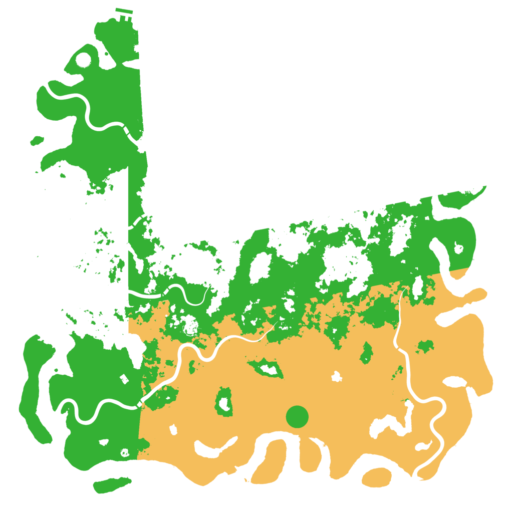 Biome Rust Map: Procedural Map, Size: 6000, Seed: 1837462