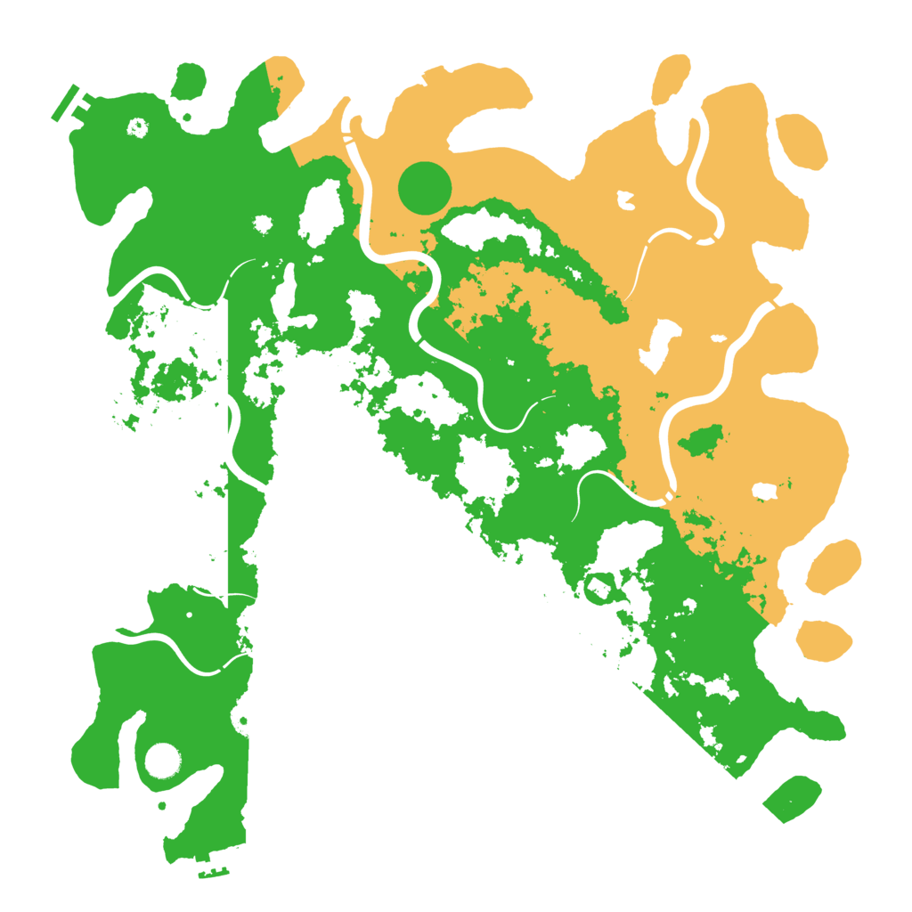 Biome Rust Map: Procedural Map, Size: 4500, Seed: 148900688