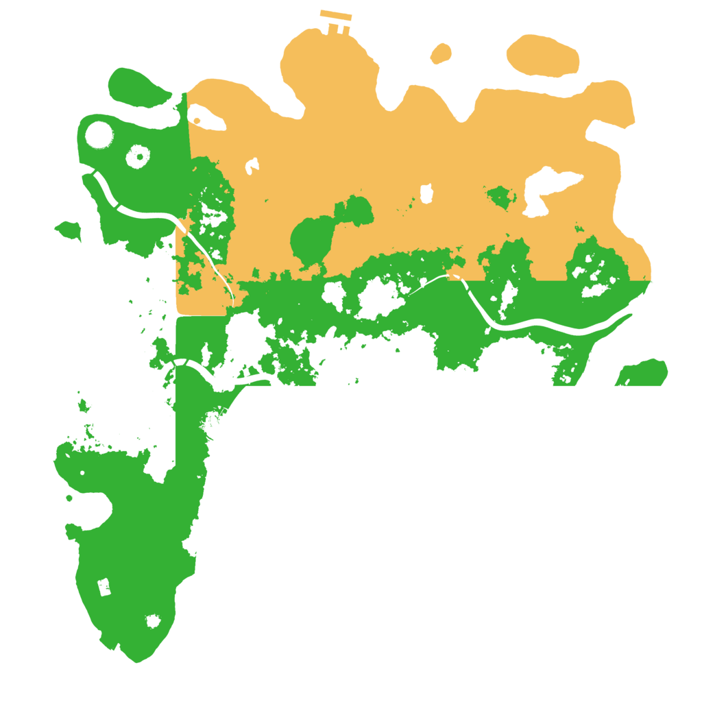 Biome Rust Map: Procedural Map, Size: 4500, Seed: 811424327