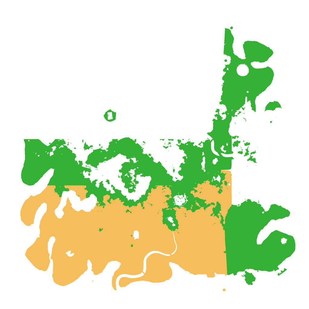 Biome Rust Map: Procedural Map, Size: 4500, Seed: 283015104