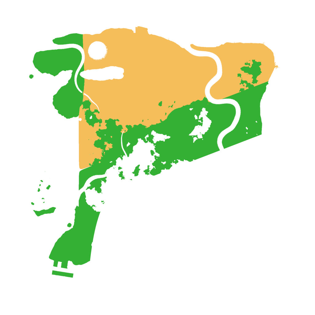 Biome Rust Map: Procedural Map, Size: 3000, Seed: 1657825003