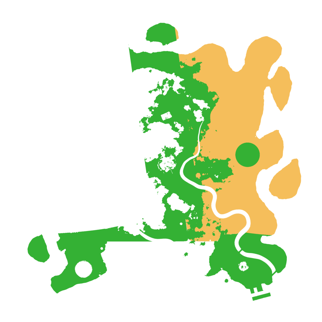 Biome Rust Map: Procedural Map, Size: 3500, Seed: 1475689555