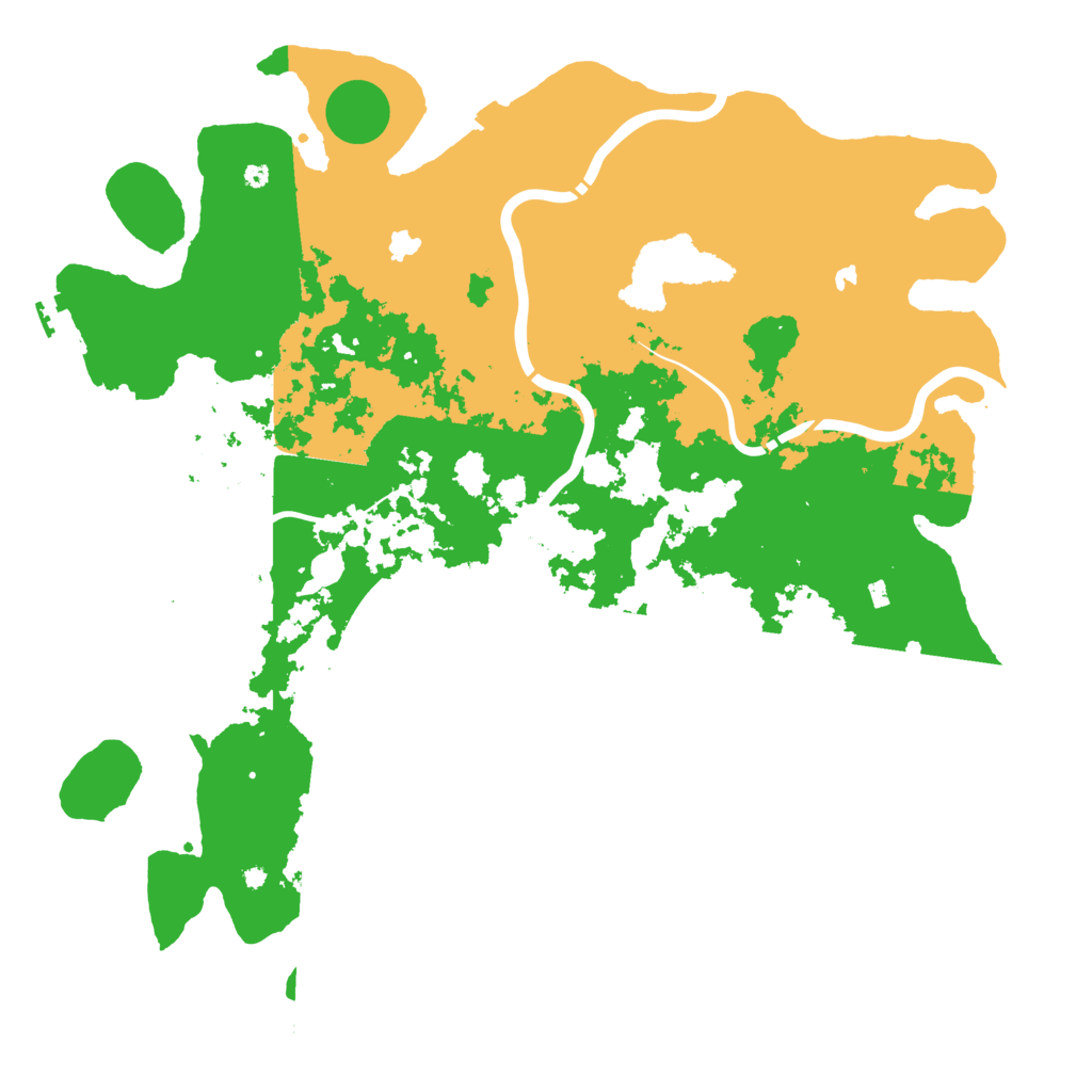 Biome Rust Map: Procedural Map, Size: 4500, Seed: 127033024