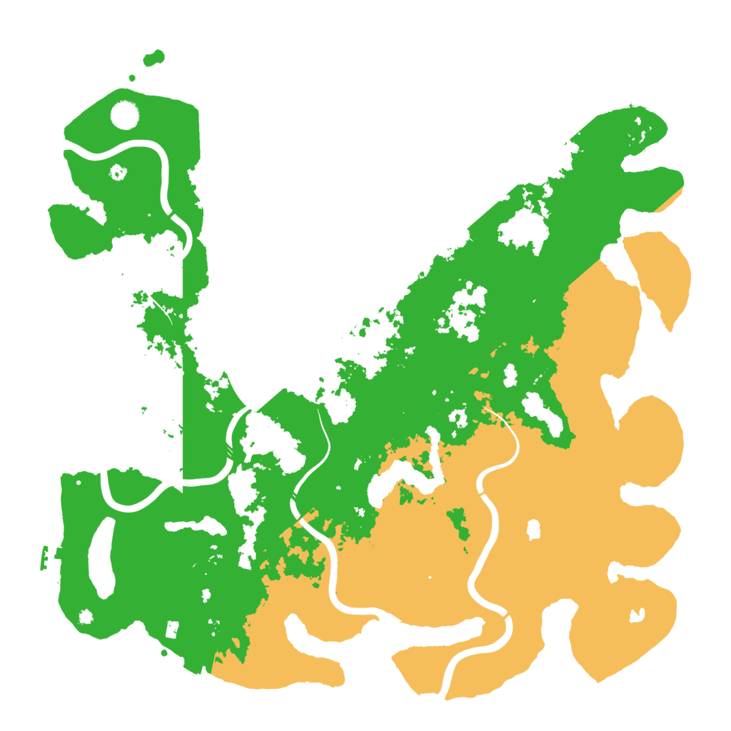 Biome Rust Map: Procedural Map, Size: 4500, Seed: 1758240286