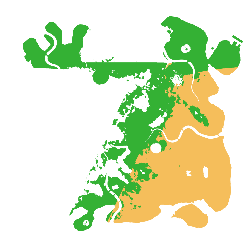Biome Rust Map: Procedural Map, Size: 4250, Seed: 1740525701
