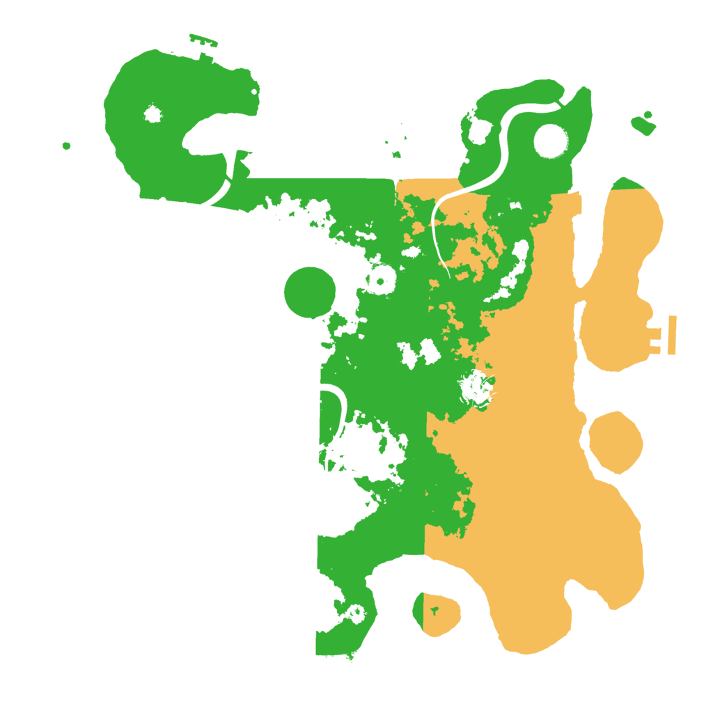 Biome Rust Map: Procedural Map, Size: 3700, Seed: 1074167587