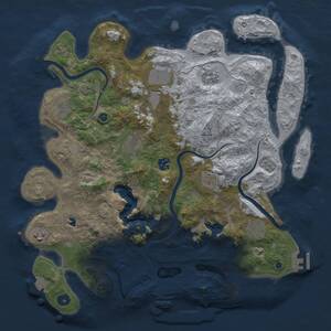 Thumbnail Rust Map: Procedural Map, Size: 4000, Seed: 8052026, 15 Monuments