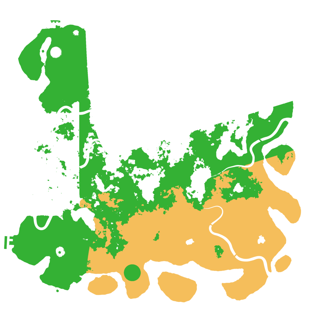 Biome Rust Map: Procedural Map, Size: 5000, Seed: 1996833370