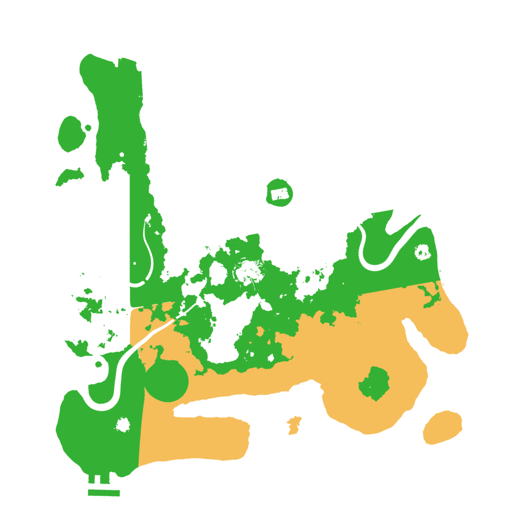 Biome Rust Map: Procedural Map, Size: 3300, Seed: 1401698217
