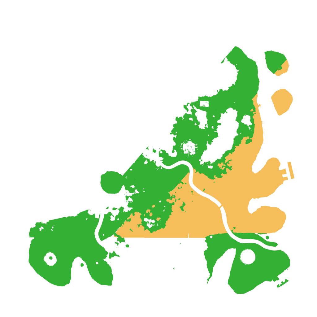 Biome Rust Map: Procedural Map, Size: 3750, Seed: 704905033