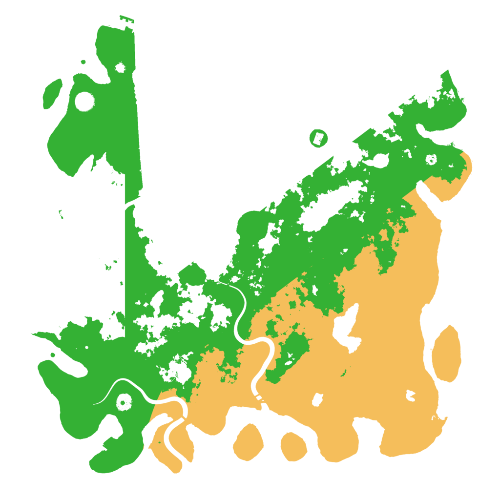 Biome Rust Map: Procedural Map, Size: 4500, Seed: 829632819