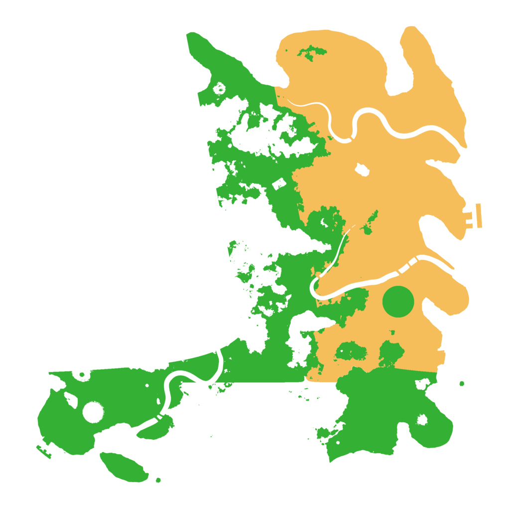 Biome Rust Map: Procedural Map, Size: 4250, Seed: 314870005