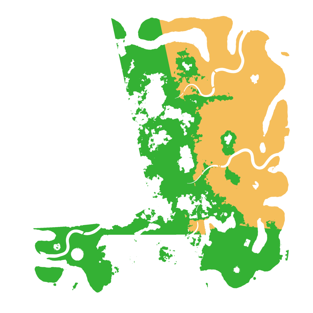Biome Rust Map: Procedural Map, Size: 4500, Seed: 2033643523