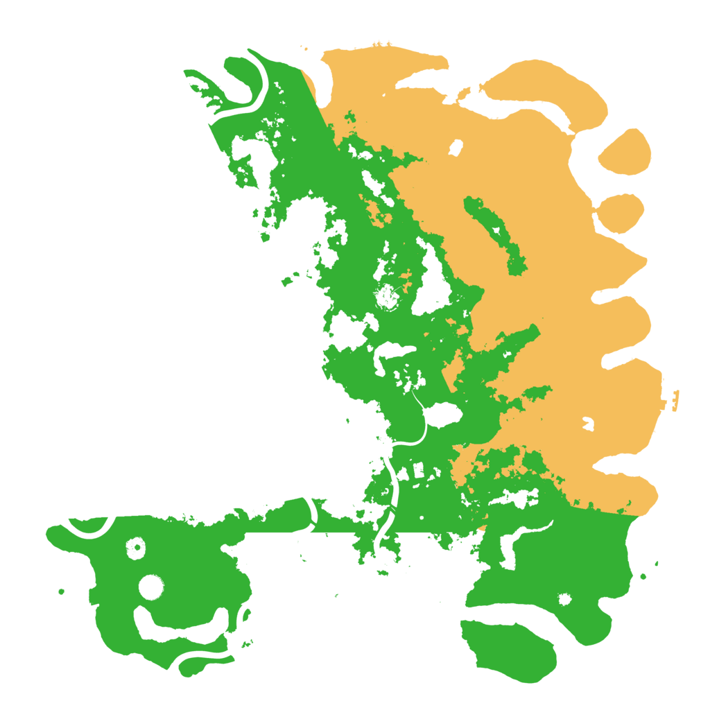 Biome Rust Map: Procedural Map, Size: 5000, Seed: 1757335529