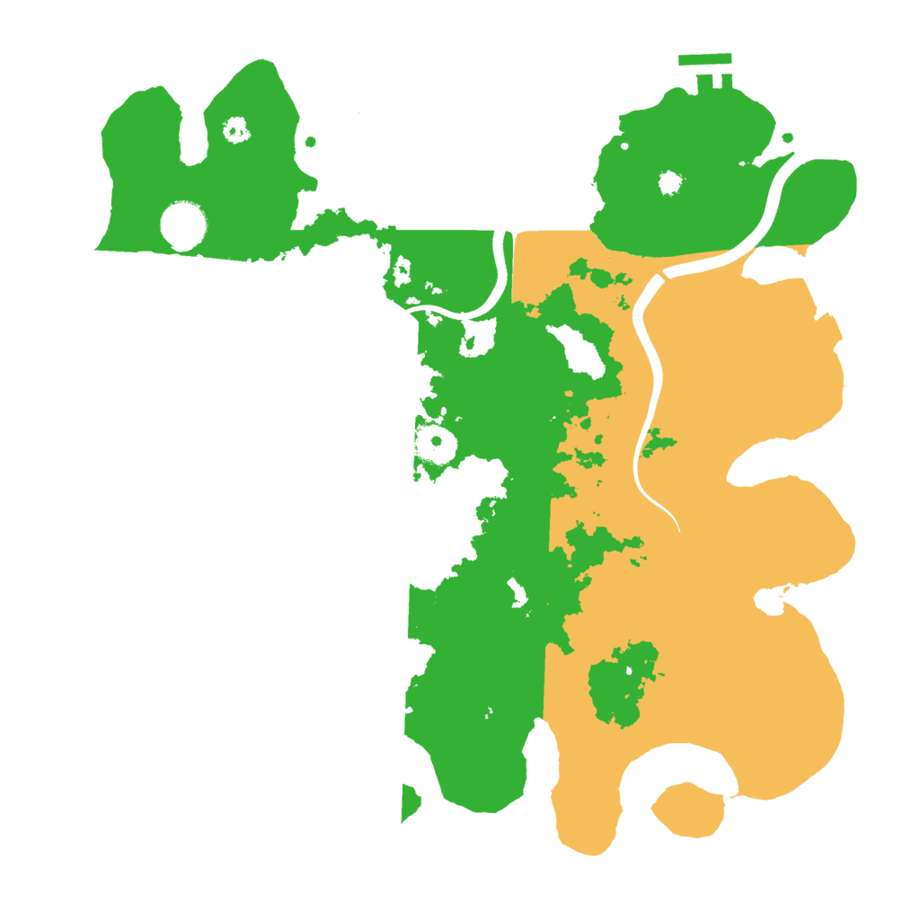 Biome Rust Map: Procedural Map, Size: 3500, Seed: 1351570275
