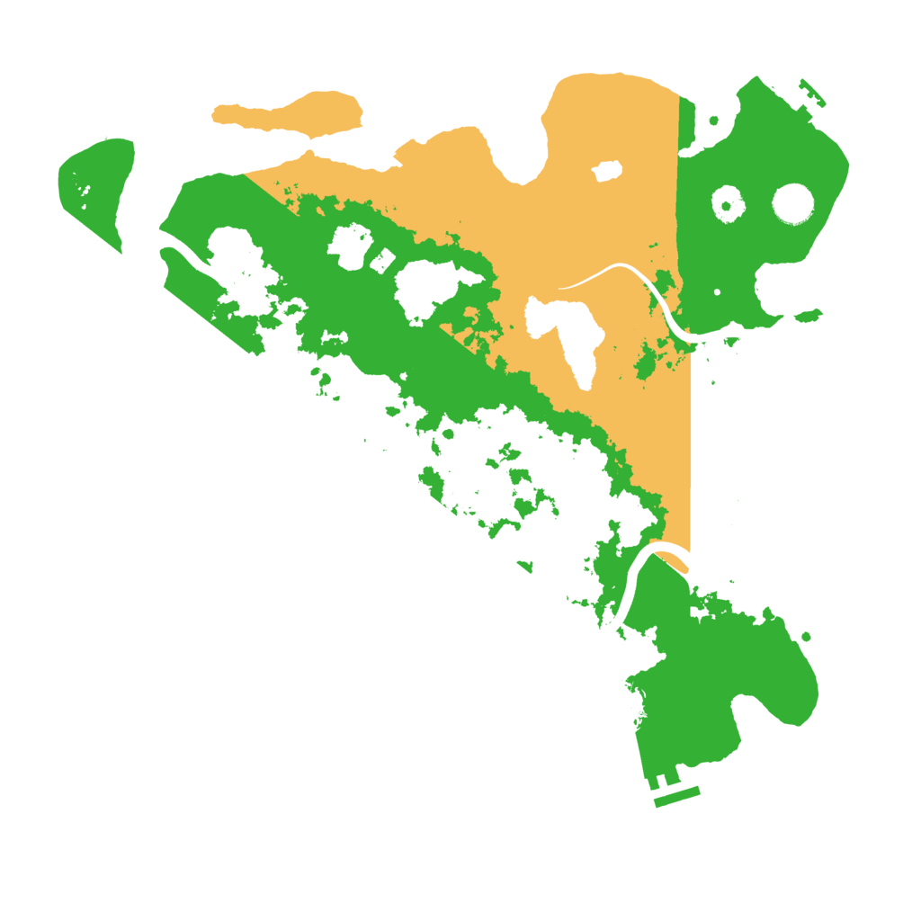 Biome Rust Map: Procedural Map, Size: 4000, Seed: 2020086441