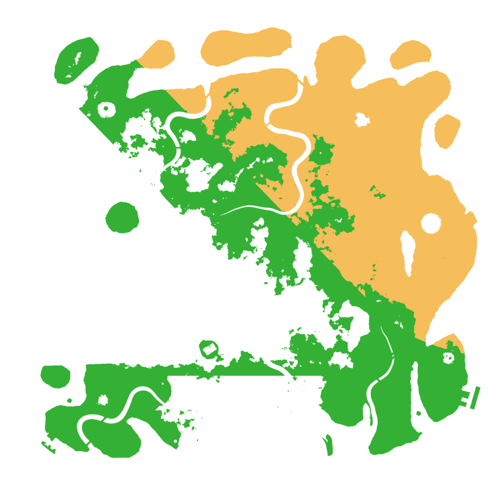Biome Rust Map: Procedural Map, Size: 4400, Seed: 61641051