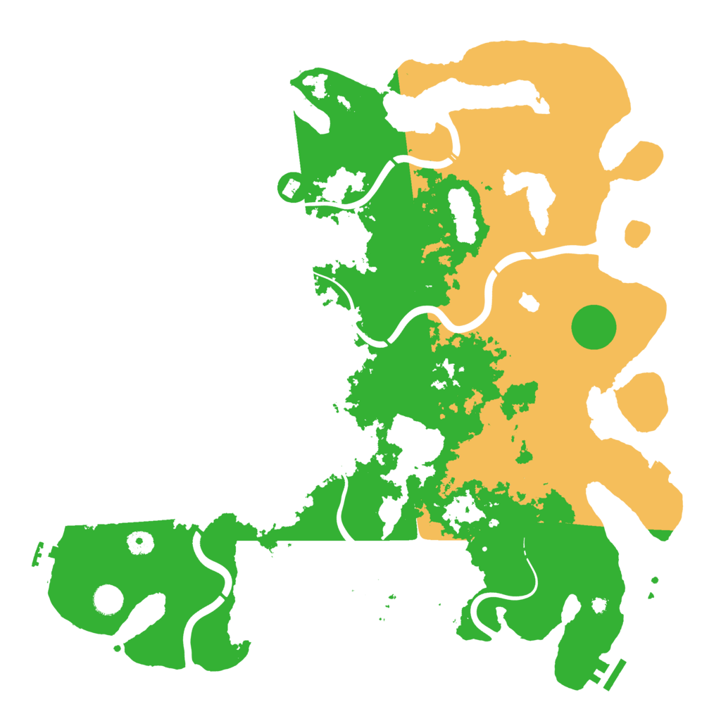Biome Rust Map: Procedural Map, Size: 4250, Seed: 808950234