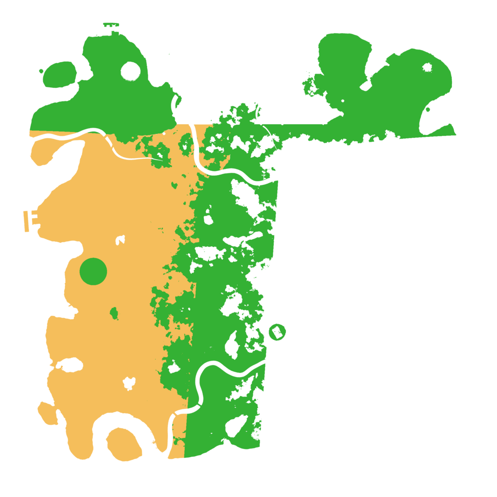 Biome Rust Map: Procedural Map, Size: 4800, Seed: 350076620