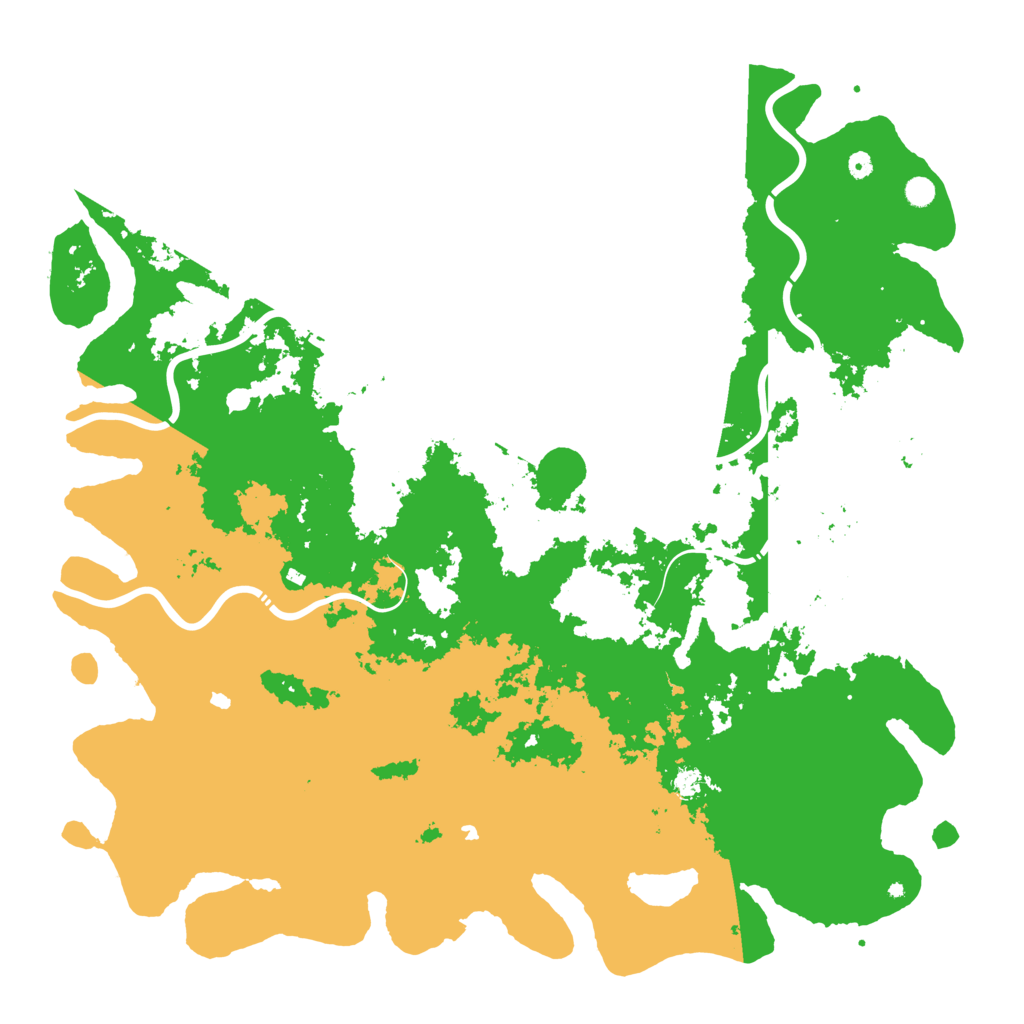 Biome Rust Map: Procedural Map, Size: 6000, Seed: 39084899
