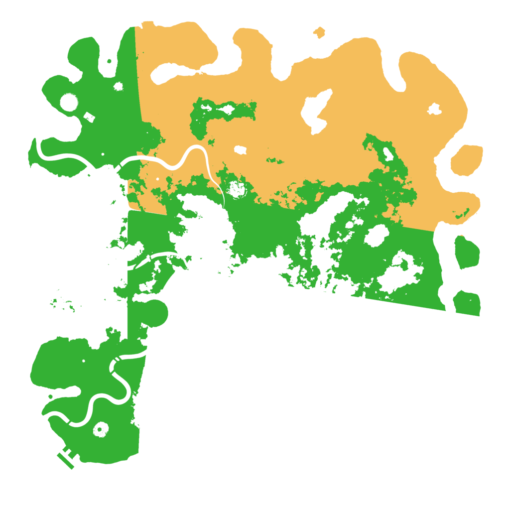 Biome Rust Map: Procedural Map, Size: 5000, Seed: 73564288