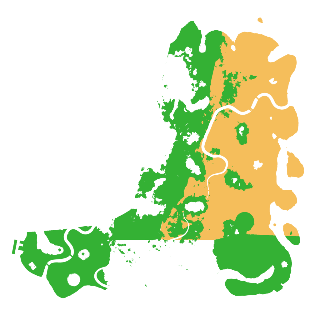 Biome Rust Map: Procedural Map, Size: 4500, Seed: 756344701