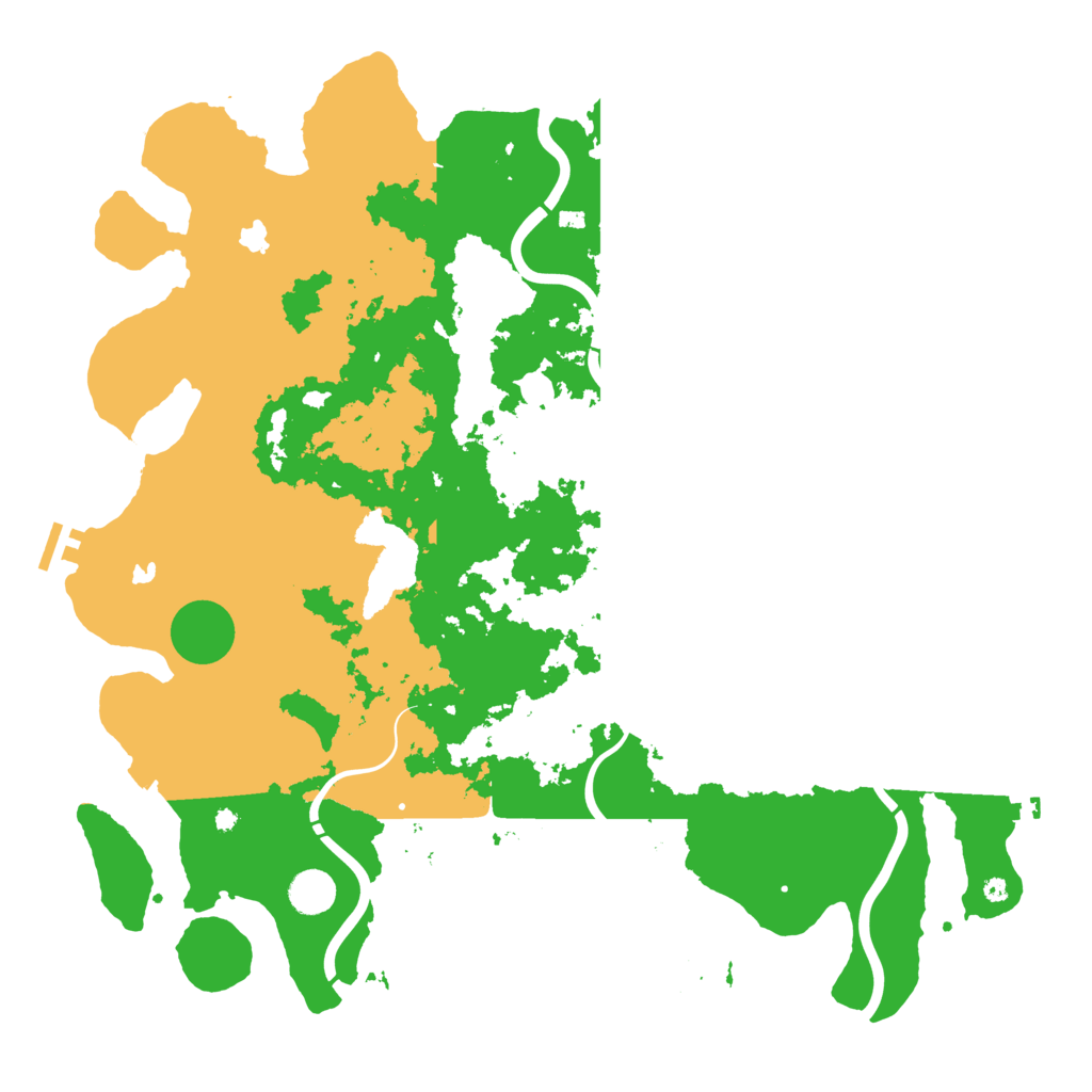 Biome Rust Map: Procedural Map, Size: 4500, Seed: 201110278