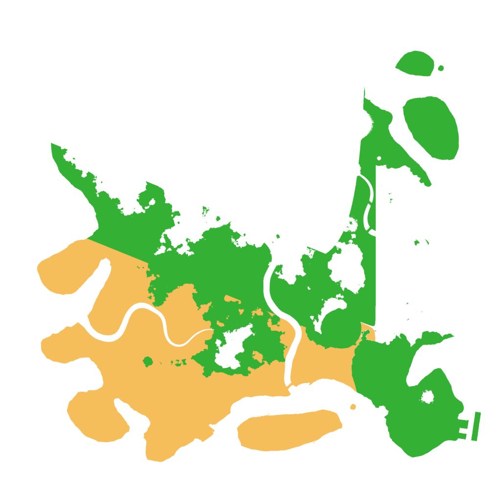 Biome Rust Map: Procedural Map, Size: 3500, Seed: 562890174